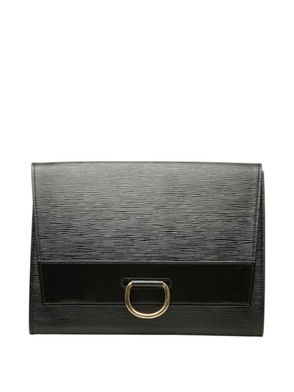 Louis Vuitton Epi Iena Clutch Noir Black Leather